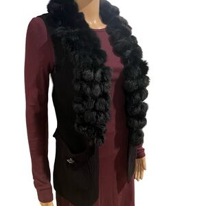 Stunning rabbit fur vest